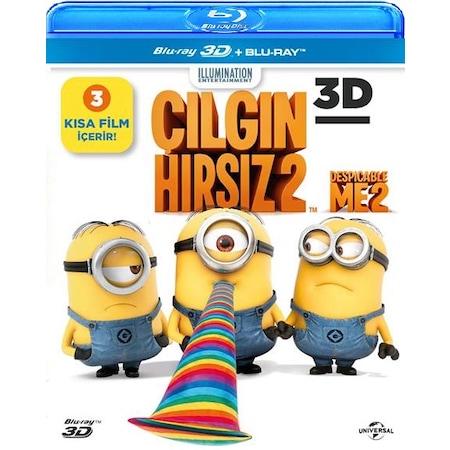 Despicable Me 2 - Çılgın Hırsız 2 3D+2D Blu-Ray