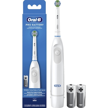 Oral-B Precision Clean Professional Battery Pilli Diş Fırçası Beyaz