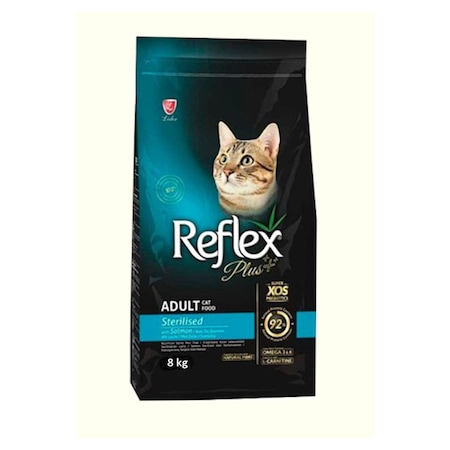 Reflex Plus Somonlu Kısırlaştırılmış Yetişkin Kedi Maması 8 KG