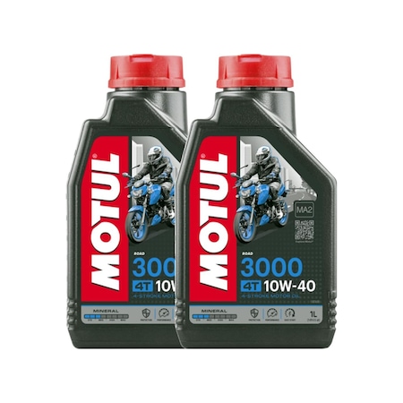 Motul 3000 10W-40 4T Mineral Motosiklet Motor Yağı 2 x 1 L