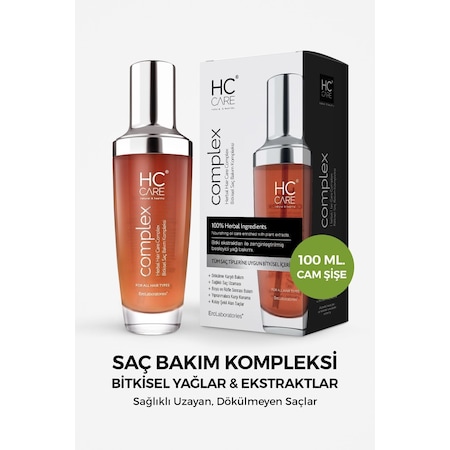 Hc Complex Bitkisel Saç Bakım Kompleksi 100 ML