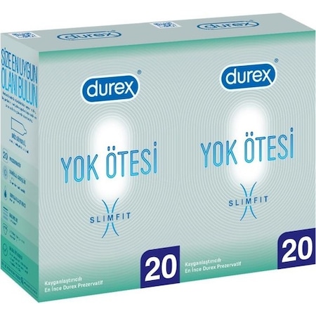 Durex Yok Ötesi Slim Fit Prezervatif 40'lı