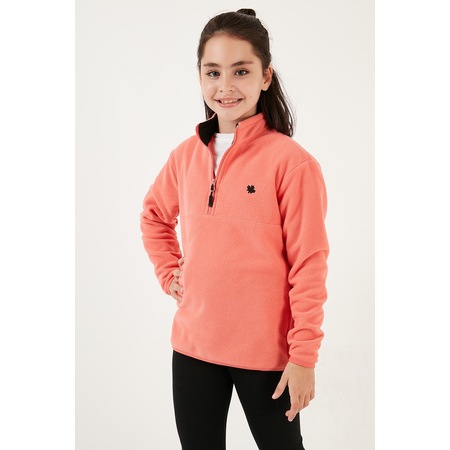 Lela 5905002 Unisex Çocuk Polar Somon