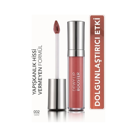 Flormar Dewy Lip Booster Dudak Dolgunlaştırıcı Gloss 002 Castle