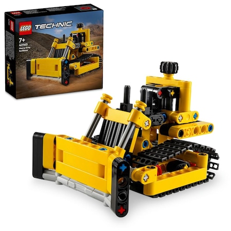 LEGO® Technic Ağır İş Buldozeri 42163 7+ İnşaat Aracı İçeren Yaratıcı Oyuncak Yapım Seti - 195 Parça