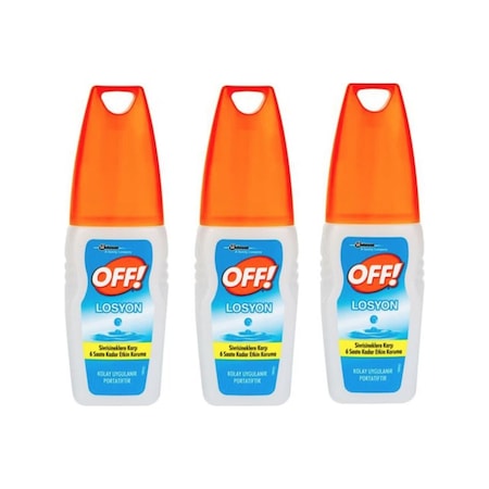 Off Sivrisineklere Karşı Koruyucu Losyon 100 Ml X3 Adet