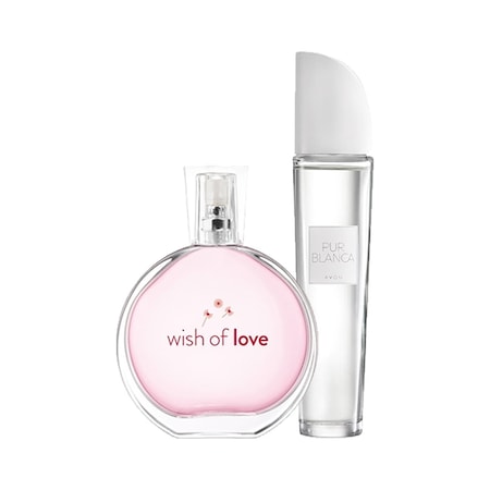 Avon Pur Blanca + Wish Of Love Kadın Parfüm EDT 2 x 50 ML