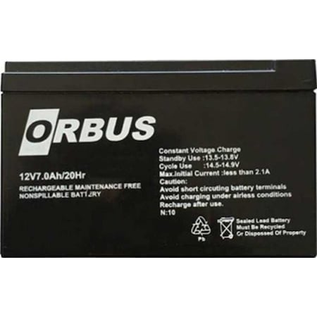 Orbus 12v 7ah Kuru Akü