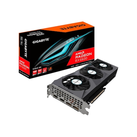 Gigabyte AMD Radeon RX 6600 Eagle ‎GV-R66EAGLE-8GD 8 GB GDDR6 128 Bit Ekran Kartı