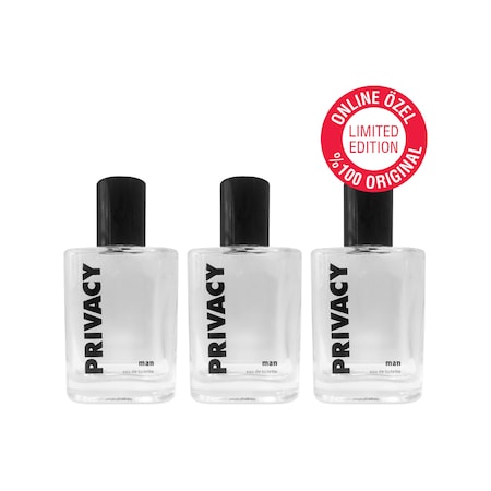 Privacy Men Limited Edition Erkek Parfüm EDT 3 x 50 ML