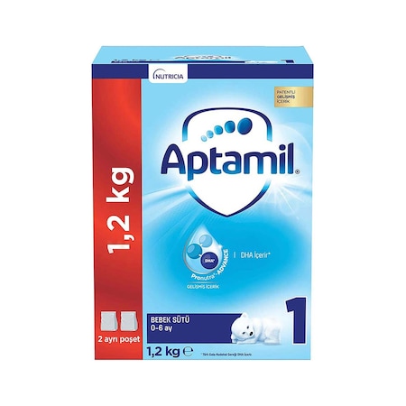 Aptamil 1 Ekonomik Paketli Devam Sütü 0 - 6 Ay 1200 G