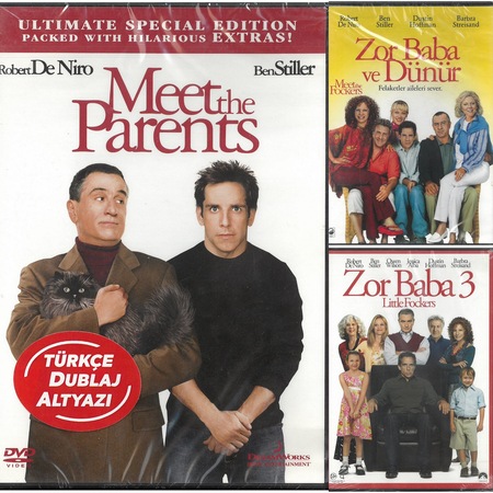 Meet The Parents Fockers 1-2-3 - Zor Baba-Dünür 3 Film Dvd Set