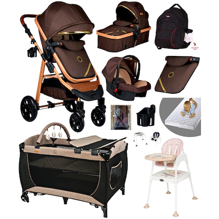 Baby Home 940 Travel Sistem Bebek Arabası 560 Oyun Parkı Yatak Beşik 1450 Mama Sandalyesi