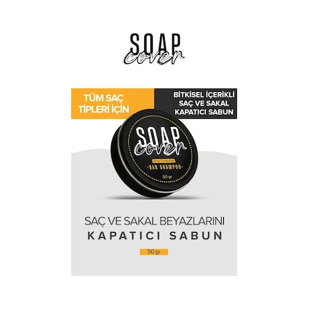 Soap Cover Saç ve Sakal Koyulaştıran Sabun 50 G