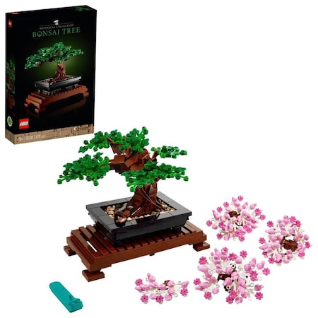LEGO® Creator Expert Bonsai Ağacı 10281 Yetişkinler için Dekoratif ve Sergilenebilir Model Yapım Seti - 878 Parça