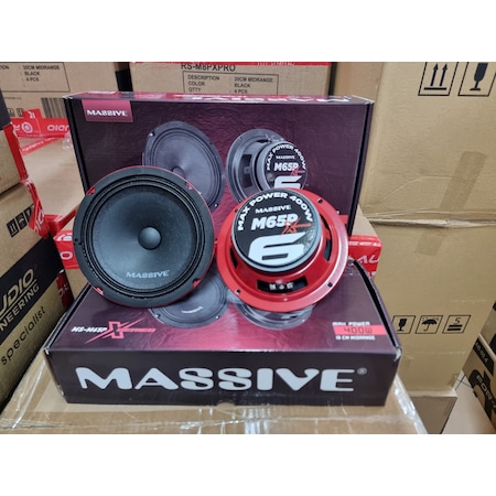 Massive Ms-m65px 16 Cm Midrange 400w 130 Rms Kırmızı