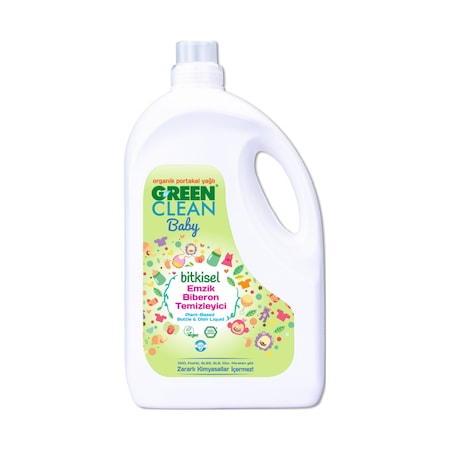 U Green Clean Baby Organik Portakal Yağlı Bitkisel Biberon ve Emzik Temizleyici 2750 ML