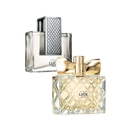 Avon Luck Kadın Parfüm EDP 50 ML + Luck Erkek Parfüm EDT 75 ML 2'li Set