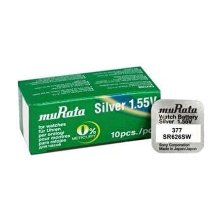 Murata 1 Adet Sr626Sw 377 Japon Malı Saat Pili