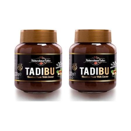 Abdurrahman Tatlıcı Tadıbu Kakaolu Fındık Ezmesi 2 x 330 G