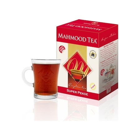 Mahmood Tea İthal Saf Seylan Pekoe Dökme Çayı 800 G + Cam Bardak