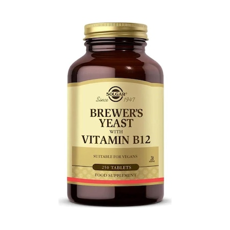 Solgar Brewer's Yeast With Vitamin B12 250 Tablet