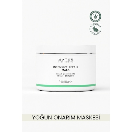 Matsu Intensive Repair Yıpranmış Saçlar İçin Yoğun Bakım Maskesi 350 ML