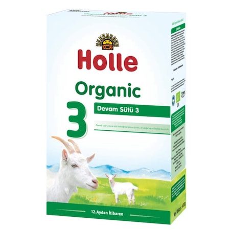 Holle 3 Organik Keçi Sütü Devam Formülü 12+ Ay 400 G