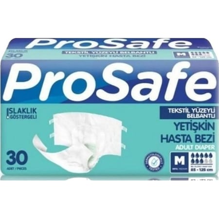 Prosafe Belbantlı Hasta Bezi M 2 x 30'lu