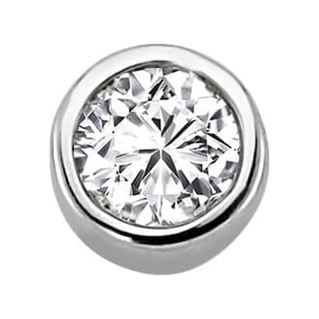 Sirius E Renk 0.18 Ct Pırlanta Tektaş Erkek Küpesi 0815E0013