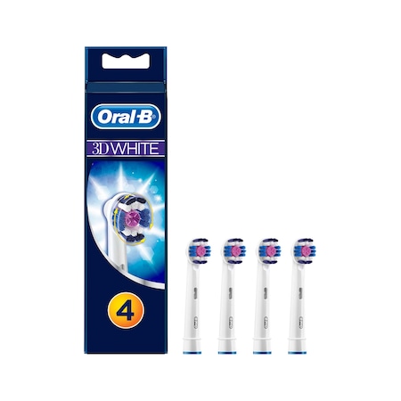 Oral-B 3D White Elektrikli Diş Fırçası Yedek Başlığı 4'lü