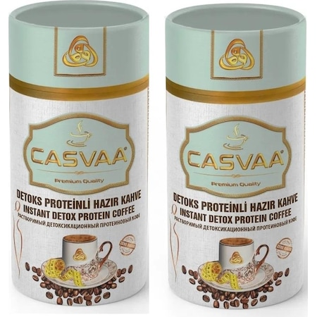 Casvaa Coffee Detoks Proteinli Hazır Türk Kahvesi 2 x 250 G