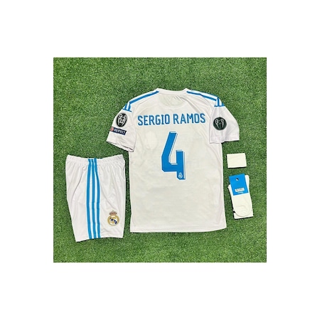 Realmadrid Kyiv Sergio Ramos 4 Numara Futbol Çocuk Forması
