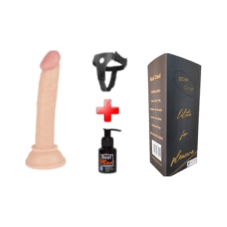 Lilitu Shop 13 CM Belden Bağlamalı Vantuzlu Realistik Dildo Penis