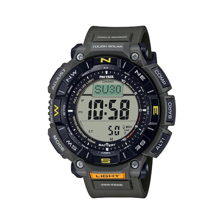 Casio Pro Trek PRG-340-3DR Güneş Enerjili Erkek Kol Saati