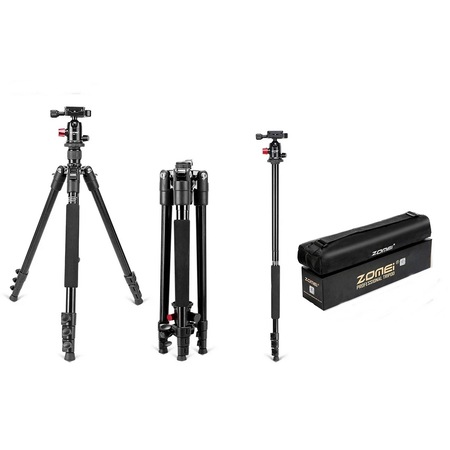 Zomei M6 12kg 161cm Çantalı Panaromic Kafa Profesyonel Tripod