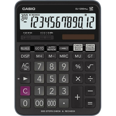 Casio DJ-120D Plus 12 Hane Hesap Makinesi