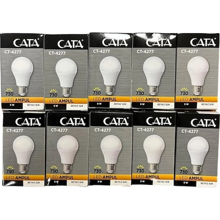 Cata CT-4277 9 W 6400K Led Ampul 10'lu