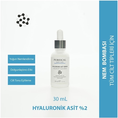 Pureical Skin Care Hyaluronik Asit Serum 30 ML