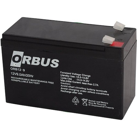 12v 9ah-amper Kuru Agm Orbus Akü Ups Güç Kaynağı Pilsan