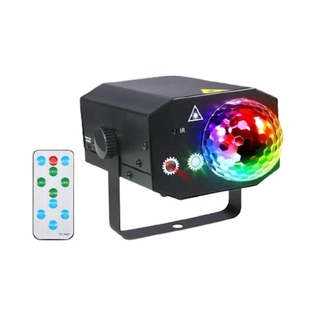 Quenlite QD-16 RGB 16 Çeşit Desen Sahne Led ve Lazer Işık