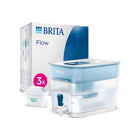 Brita Flow 3 x Maxtra Pro All in 1 Filtreli Su Arıtma Sebili 8.2 LT