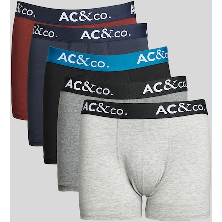 AC&Co / Altınyıldız Classics Erkek Karışık 5'li Boxer Paketi 4A03231P5001KARS