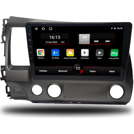 Navigate Honda Civic Fd6 Android Carplay Multimedya 2007-2011 4gb Ram + 64gb Hafıza + 8 Çekirdek