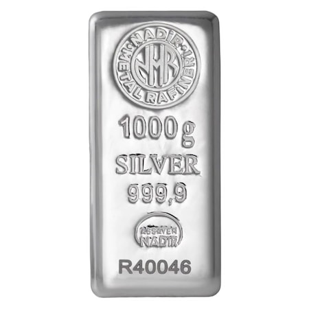 Tuğrul Kuyumculuk Gold Sertifikalı 1000 G 999.9 Saf Külçe Gümüş