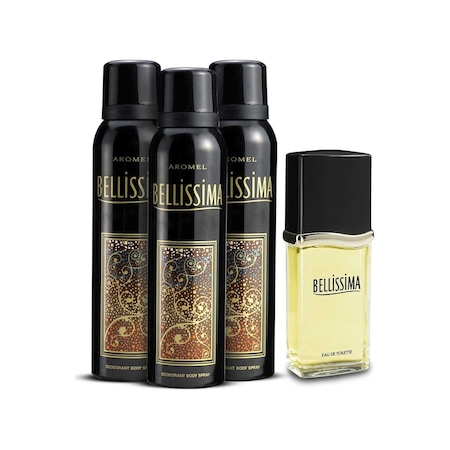 Bellissima Kadın Parfüm EDT 60 ML + Sprey Deodorant 3 x 150 ML