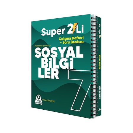 7. Sınıf Süper İkili Sosyal Bilgiler Seti Örnek Akademi