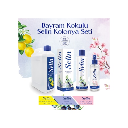 Selin Kolonya Bayram Kokulu Set