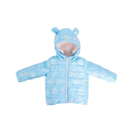 HelloBaby Basic Kulaklı Kapüşonlu Mont Kız Bebek 23khlbkmnt020 Somon 23KHLBKMNT020_Somon