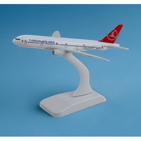 Boeing 777-300 THY 1:400 Ölçekli Metal Model Maket Uçak Masaüstü Sergi Uçak Maketi Koleksiyon Model